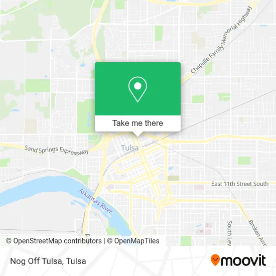 Nog Off Tulsa map