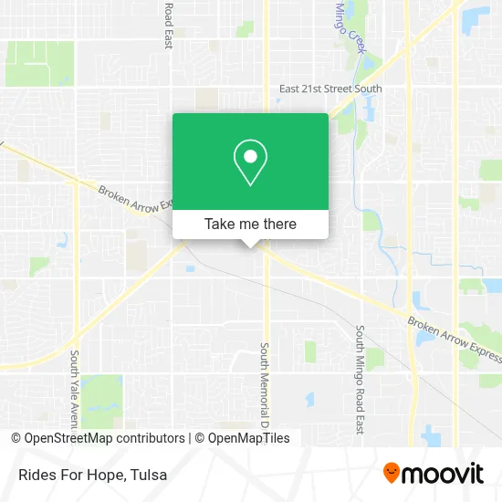 Rides For Hope map