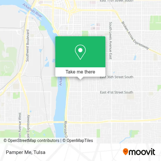 Pamper Me map