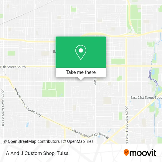 A And J Custom Shop map