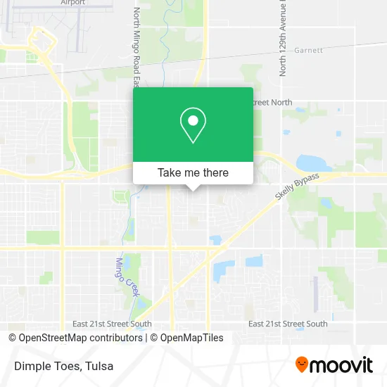 Dimple Toes map