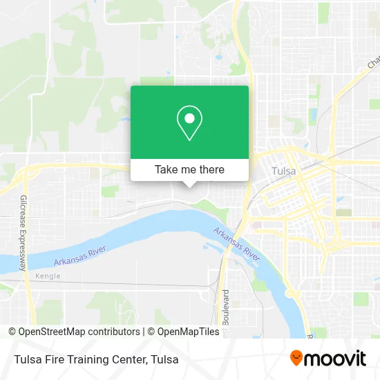 Tulsa Fire Training Center map
