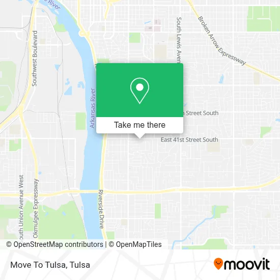 Move To Tulsa map