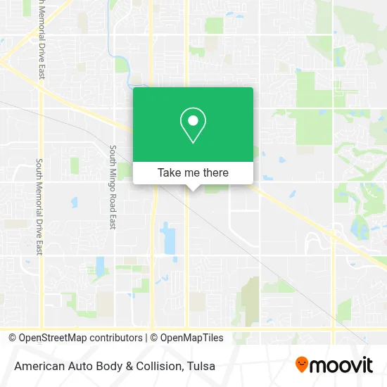 American Auto Body & Collision map