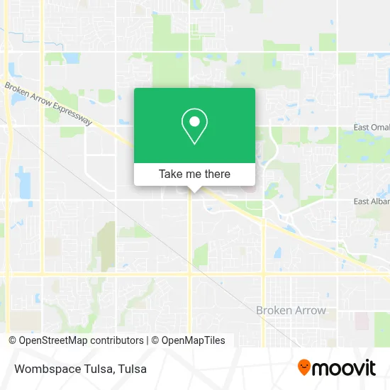 Wombspace Tulsa map