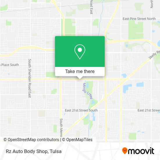 Rz Auto Body Shop map