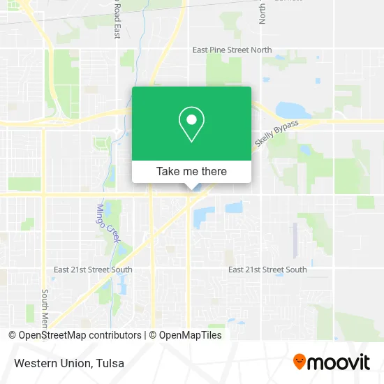 Western Union map