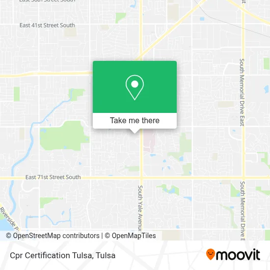 Cpr Certification Tulsa map