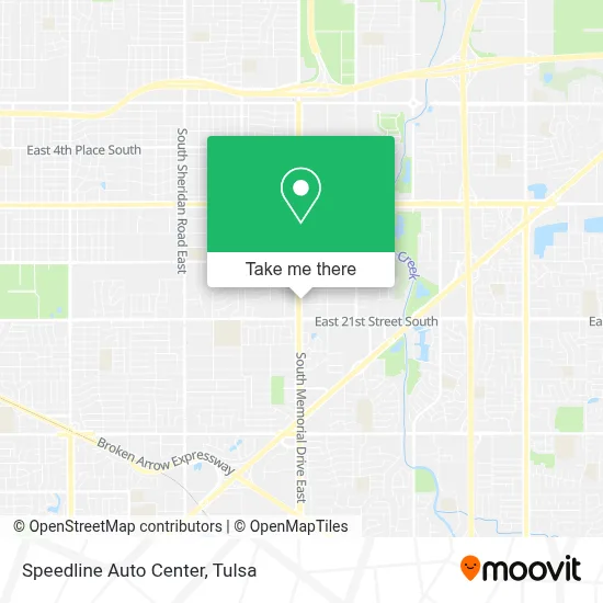 Speedline Auto Center map