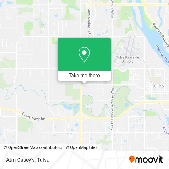 Atm Casey's map