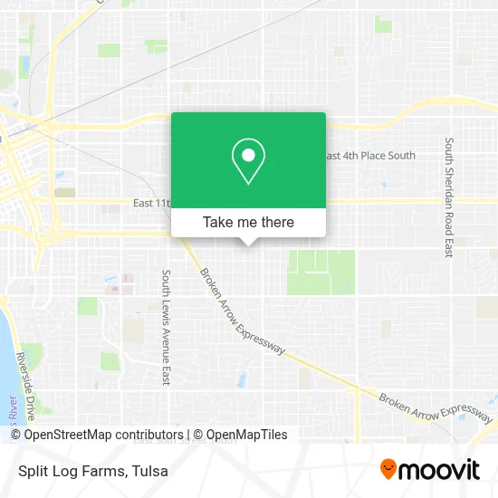 Split Log Farms map