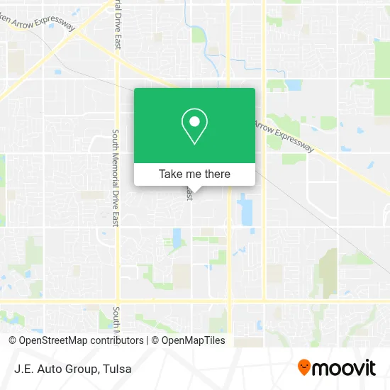 J.E. Auto Group map