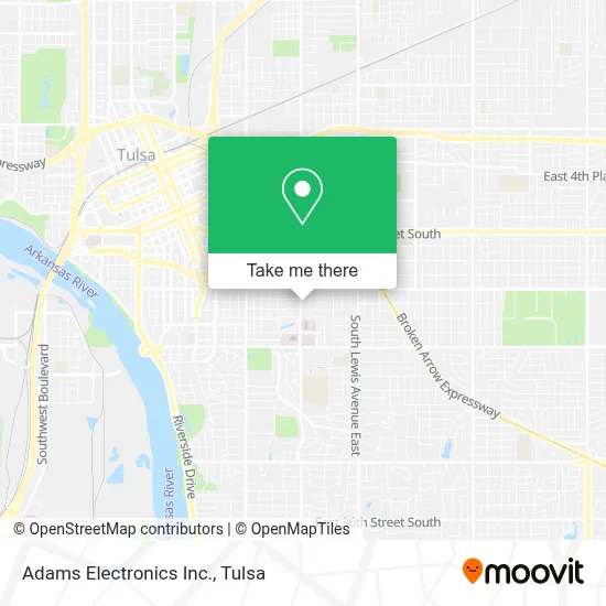 Adams Electronics Inc. map