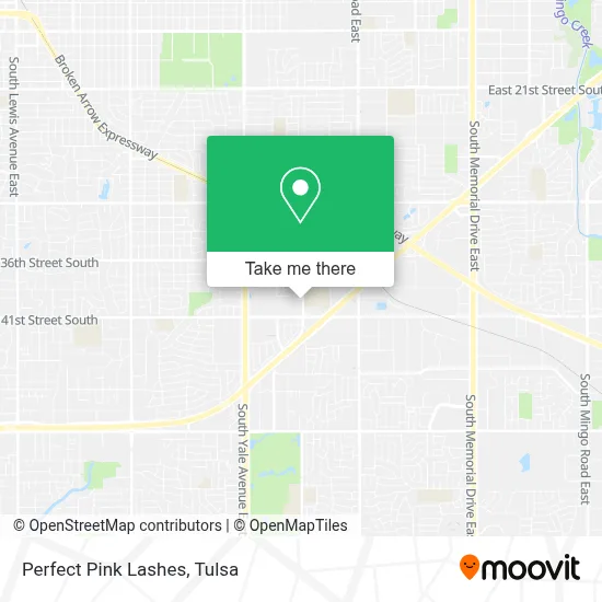 Perfect Pink Lashes map
