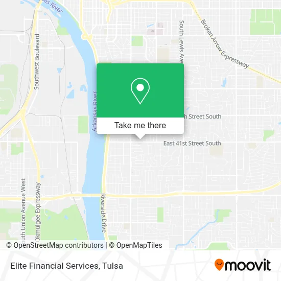 Elite Financial Services map
