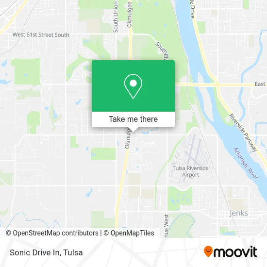 Sonic Drive In map