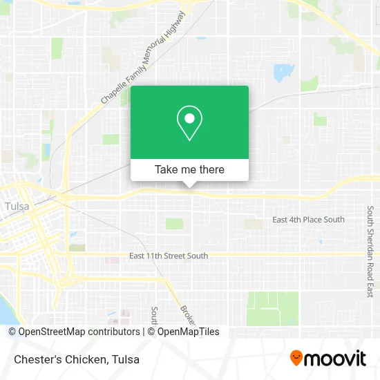 Chester's Chicken map