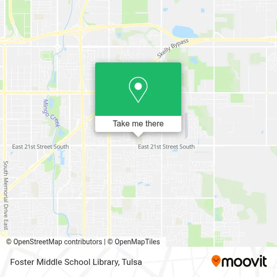Foster Middle School Library map