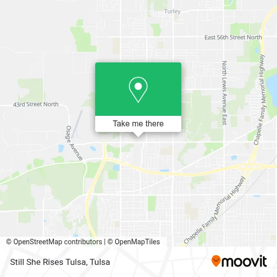 Still She Rises Tulsa map