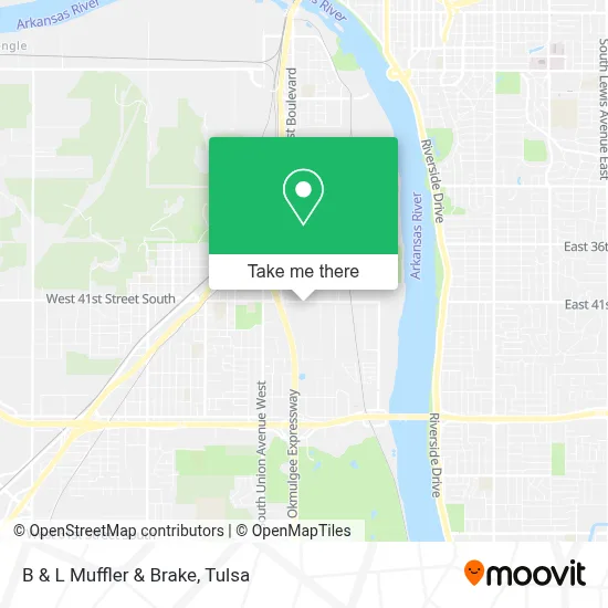 B & L Muffler & Brake map