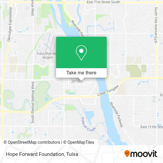 Hope Forward Foundation map