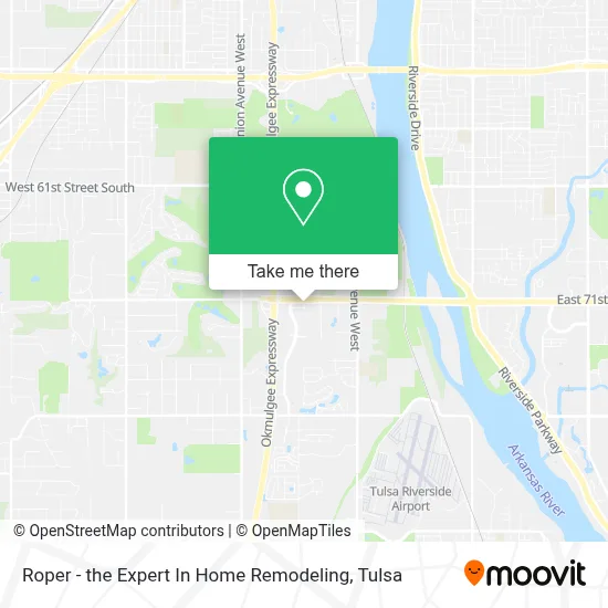 Roper - the Expert In Home Remodeling map