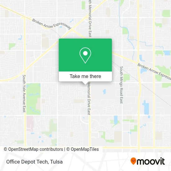 Office Depot Tech map