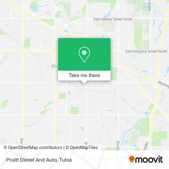 Pruitt Diesel And Auto map