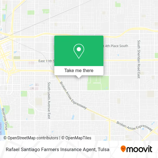 Rafael Santiago Farmers Insurance Agent map