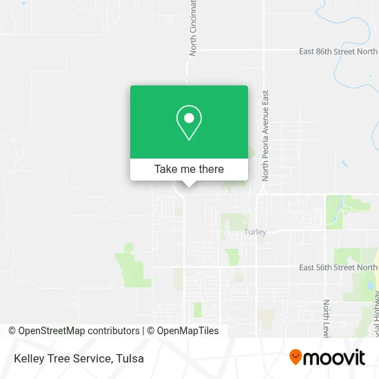Kelley Tree Service map