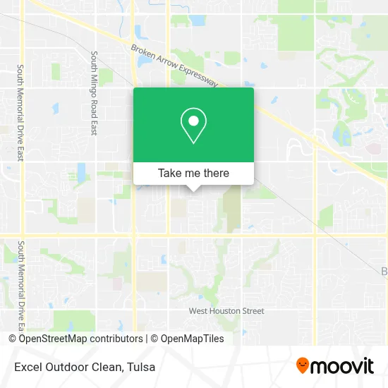 Excel Outdoor Clean map