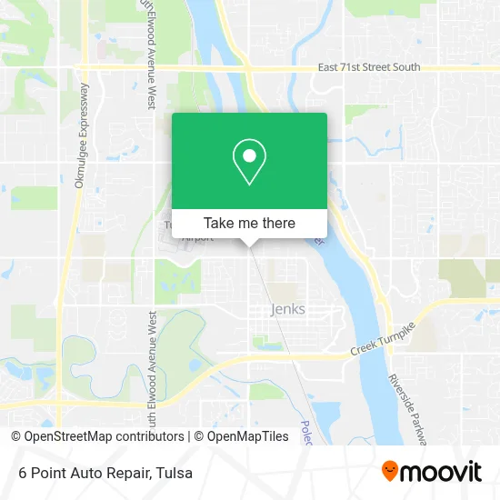 6 Point Auto Repair map