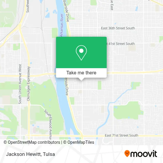 Jackson Hewitt map