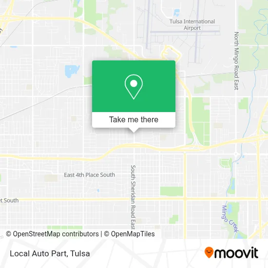 Local Auto Part map