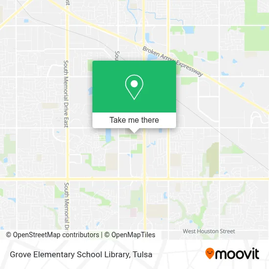 Grove Elementary School Library map