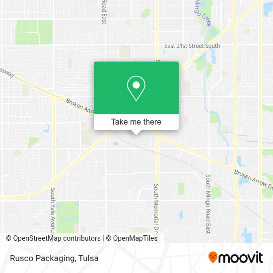 Rusco Packaging map