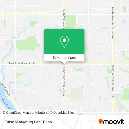 Tulsa Marketing Lab map