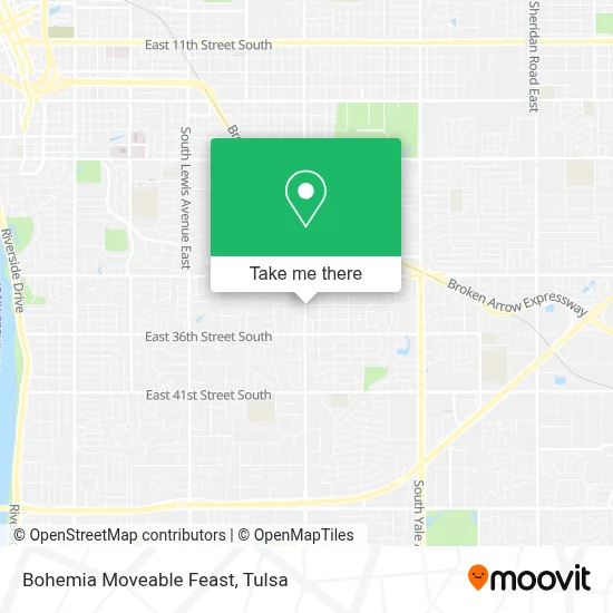 Bohemia Moveable Feast map