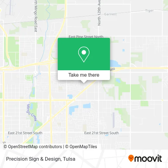 Precision Sign & Design map