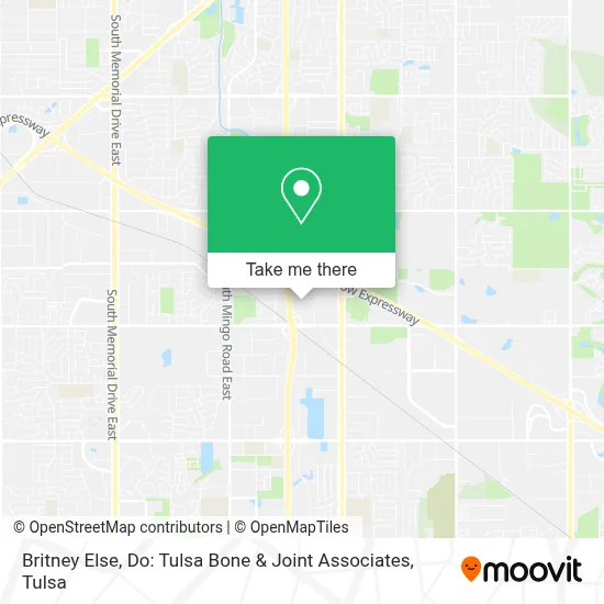 Britney Else, Do: Tulsa Bone & Joint Associates map