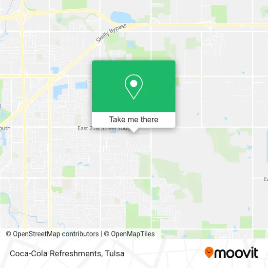 Coca-Cola Refreshments map