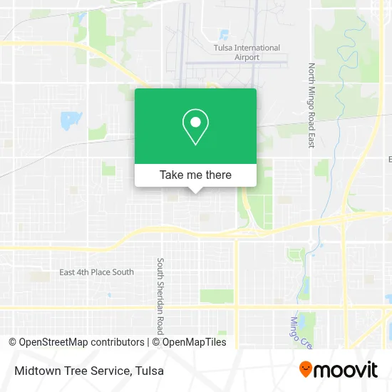 Midtown Tree Service map