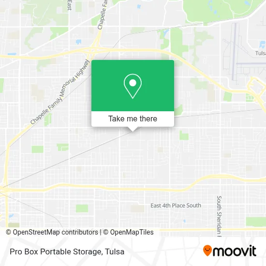 Pro Box Portable Storage map