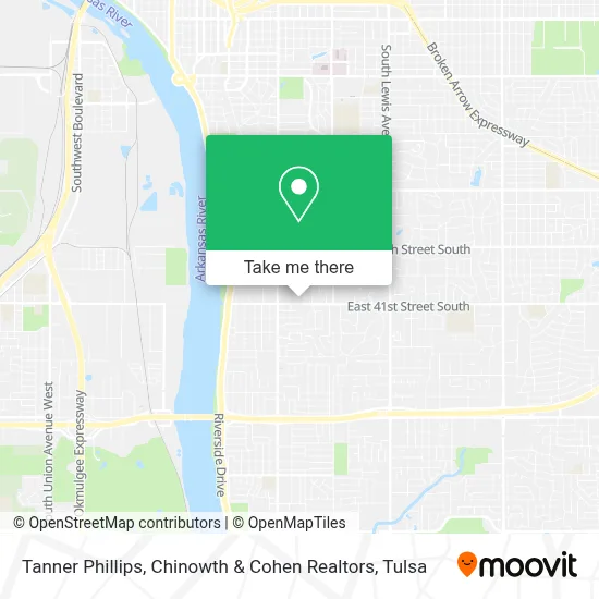 Tanner Phillips, Chinowth & Cohen Realtors map