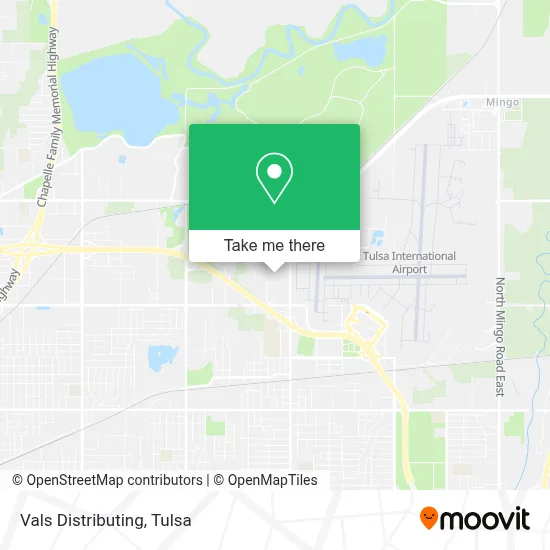 Vals Distributing map