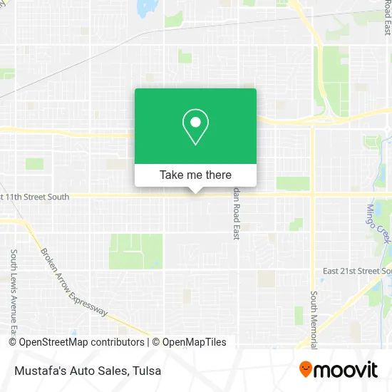 Mustafa's Auto Sales map
