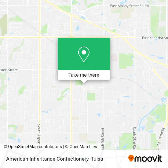 American Inheritance Confectionery map