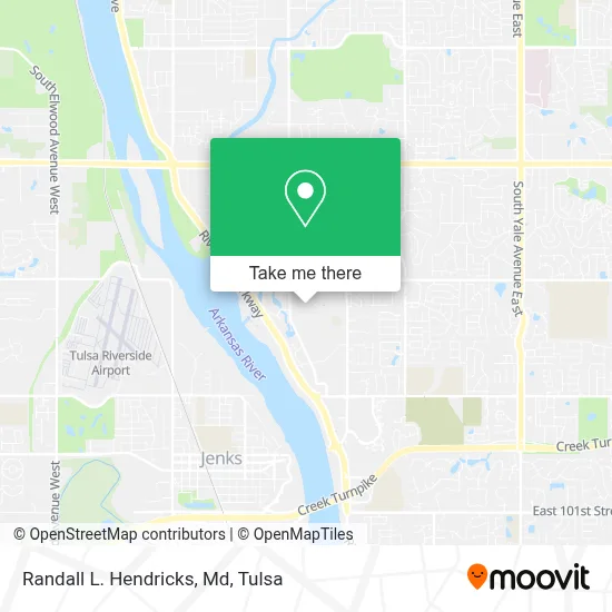 Randall L. Hendricks, Md map