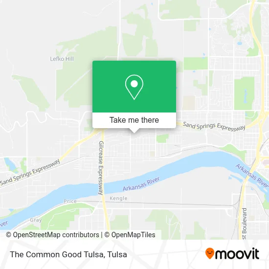 The Common Good Tulsa map