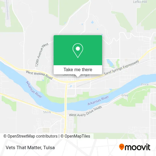 Vets That Matter map